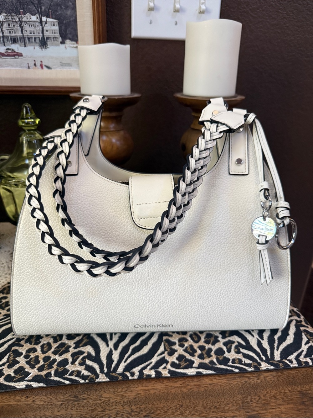 Calvin Klein Shelly Satchel Purse